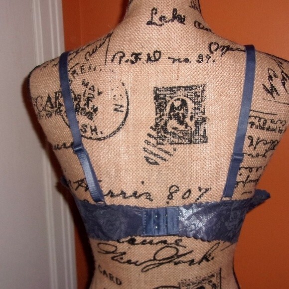 Youmita India Ink Lace Demi 40C Bra NWT - Picture 6 of 7